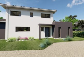 votre maison de 160m2 sur un terrain de 500m2 sur la commune de Le Taillan-Médoc au prix de 649000&euro; avec Alpha Constructions
